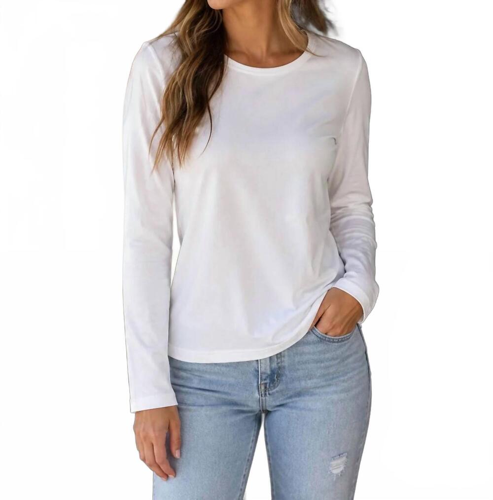 NEW LULU-B long sleeve top in white